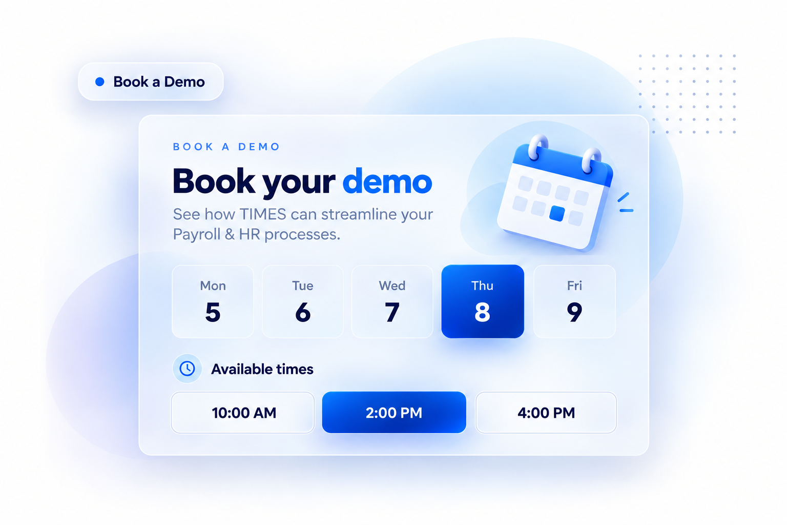 Book a Demo
